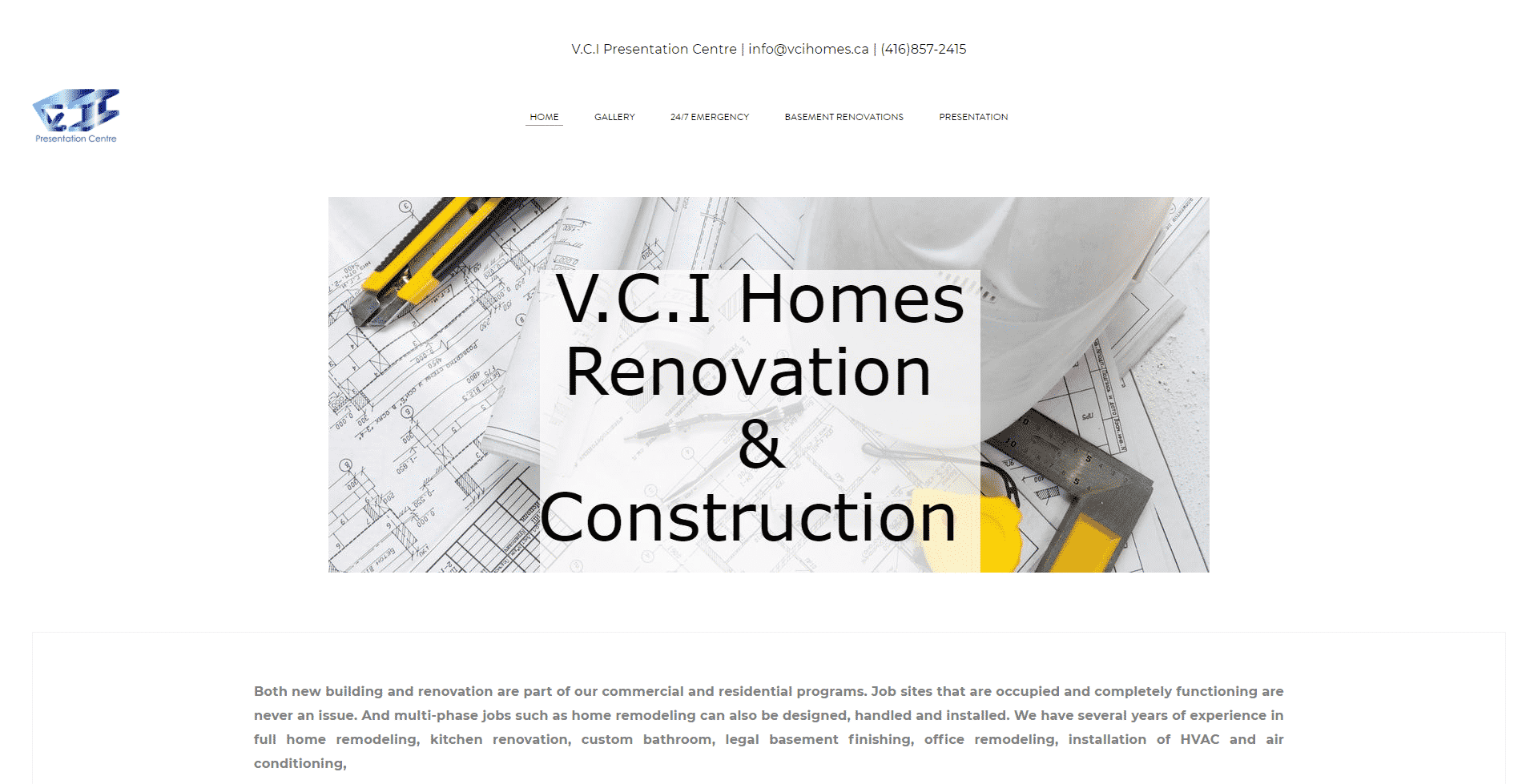 VCI INC - HOME - www.vcihomes.ca